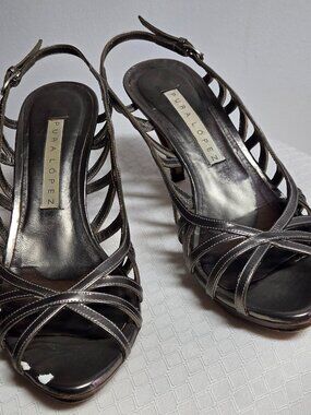 Spain's Pura Lopez Strappy Heels